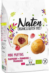 Mini-Muffin dengan Inti Raspberry tanpa gluten ORGANIK 200 g - NATEN